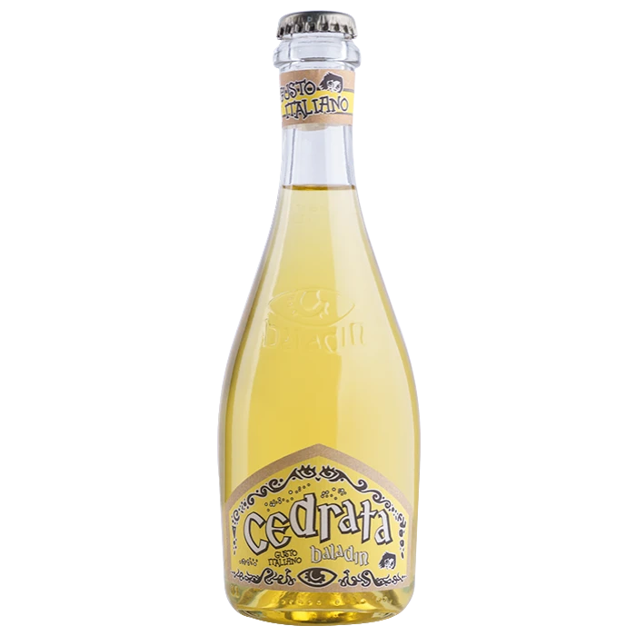 Stowe Public House & Bottle Shop Baladin Cedrata Soda with Diamante citrons, a refreshing lemon-flavored sparkling beverage.