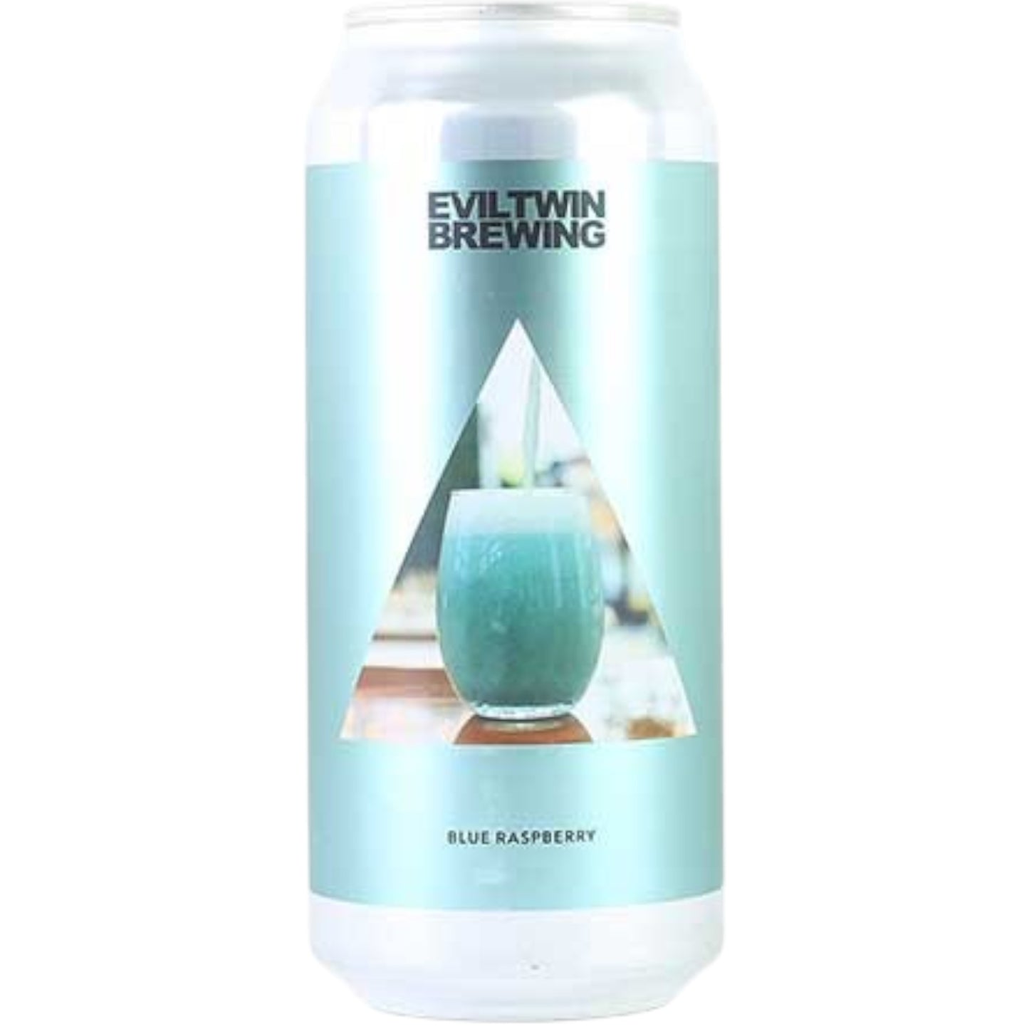 Stowe Public House & Bottle Shop Evil Twin Brewing Blue Raspberry Sour IPA can with a triangular graphic