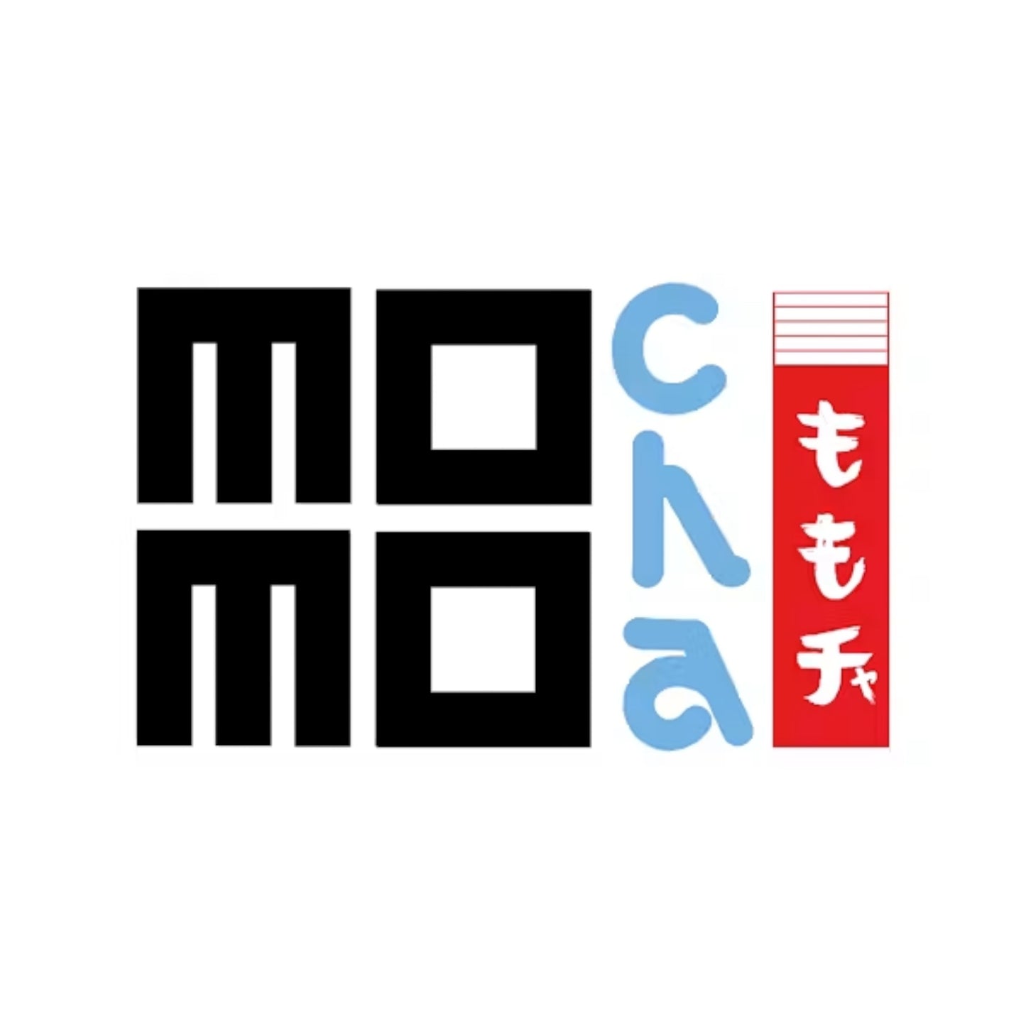 Stowe Public House & Bottle Shop Oxbow Brewing Momo Cha farmhouse ale logo with black, blue, and red text