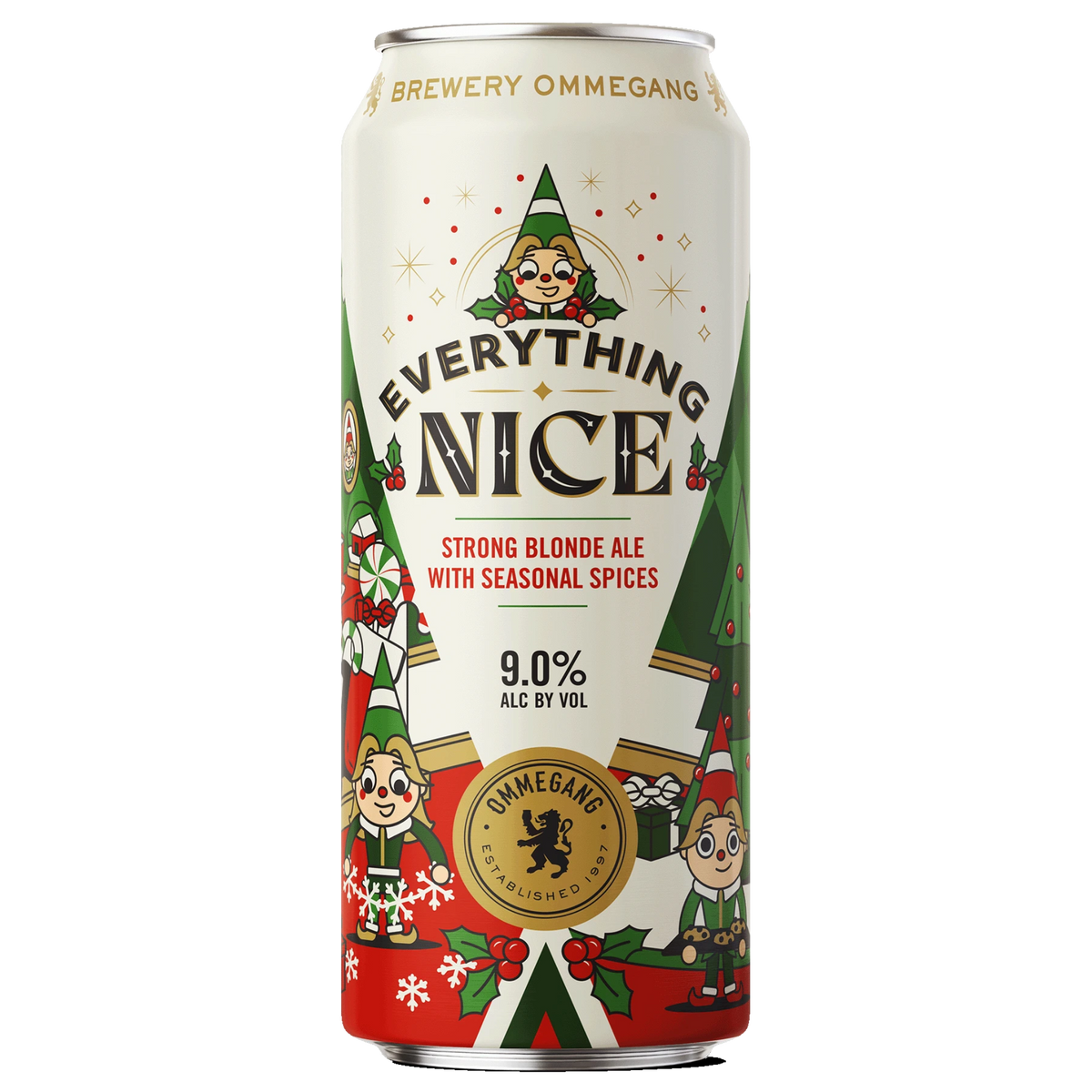 Stowe Public House & Bottle Shop Brewery Ommegang Everything Nice spiced Belgian-style blonde ale holiday beer can
