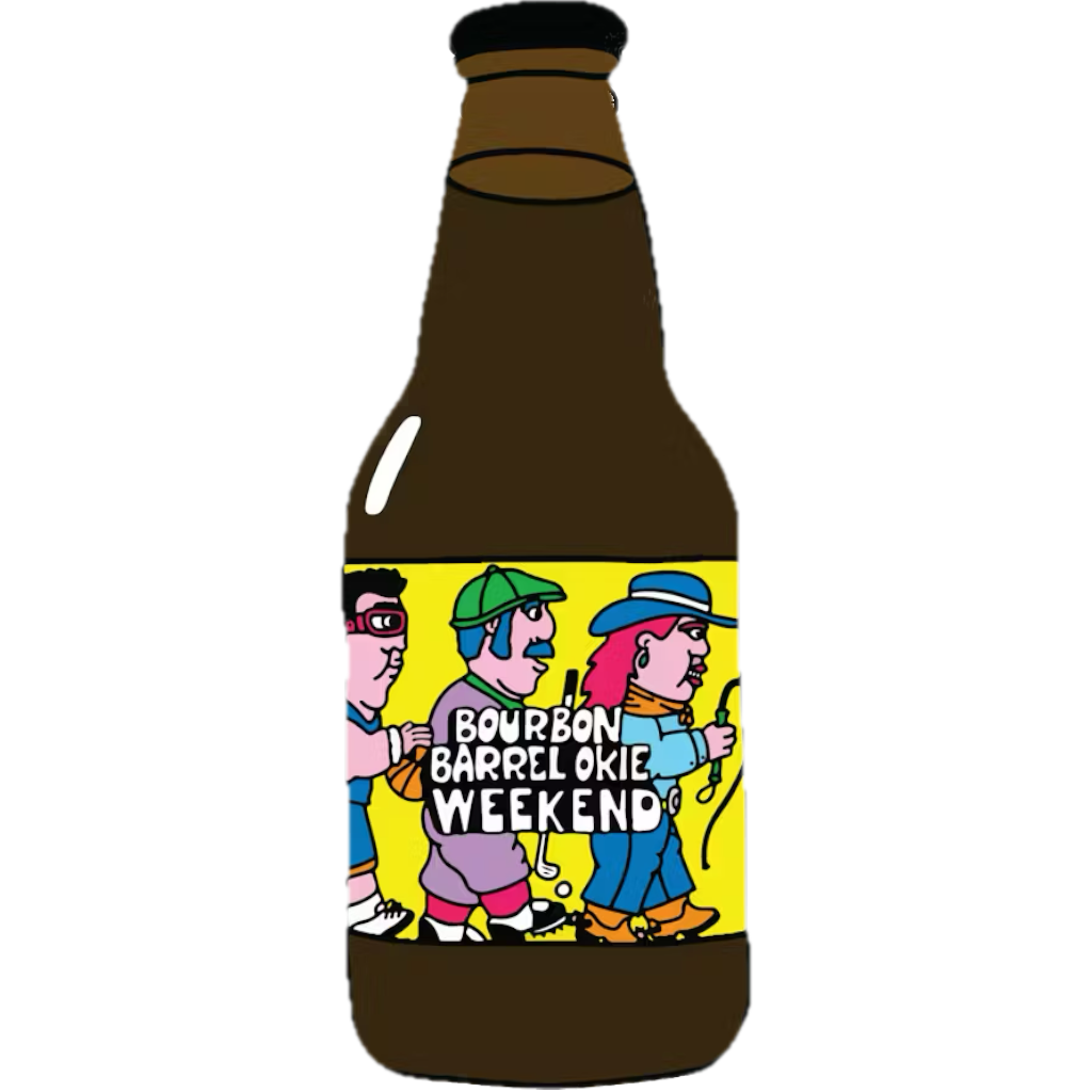 Stowe Public House & Bottle Shop: Prairie Artisan Ales Okie Weekend Bourbon Barrel Aged Imperial Stout with coconut, vanilla, cacao nibs, marshmallow.