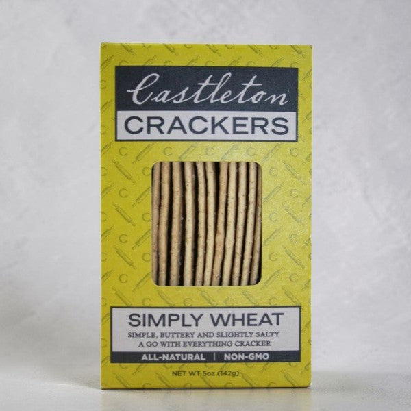 Stowe Public House & Bottle Shop Castleton Simply Wheat crackers, rustic, buttery, and slightly salty.