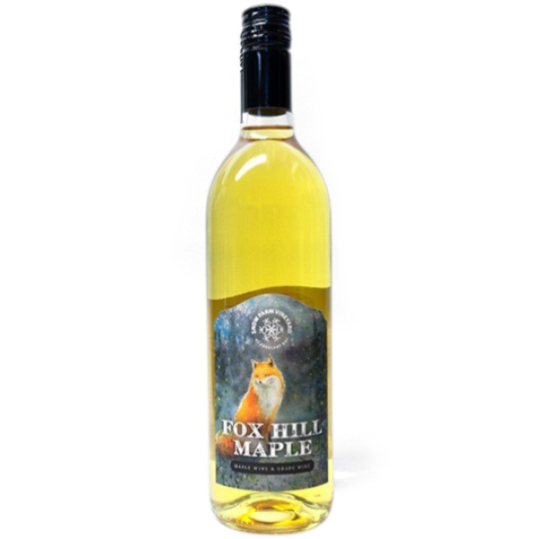 Stowe Public House & Bottle Shop's Fox Hill Maple wine, a sweet blend of Seyval Blanc and maple with caramel and butterscotch notes.