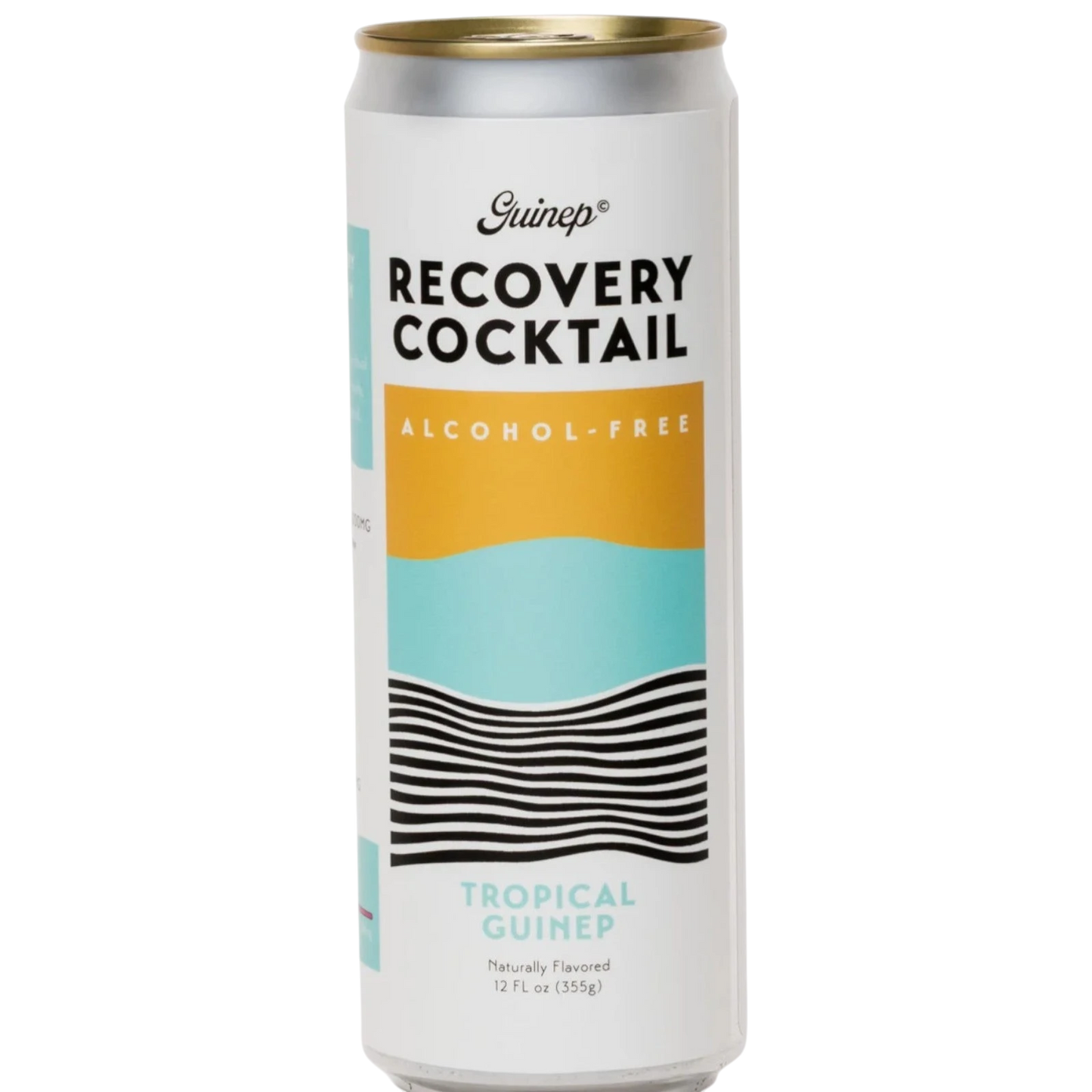 Stowe Public House & Bottle Shop Guinep Recovery Cocktail, alcohol-free tropical guinep flavor, 12 fl oz can.