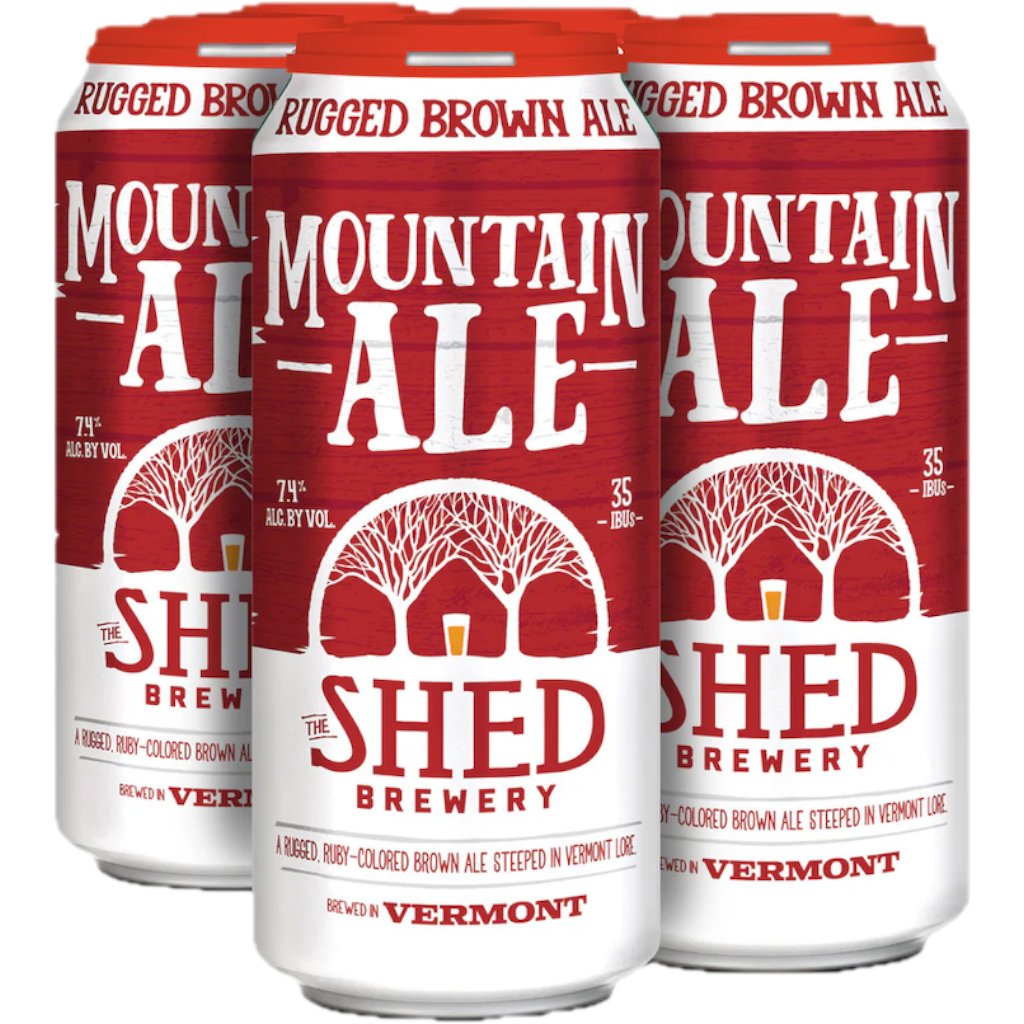 Stowe Public House & Bottle Shop Mountain Ale, a rugged brown ale with caramel and toffee notes, 7.4% ABV.