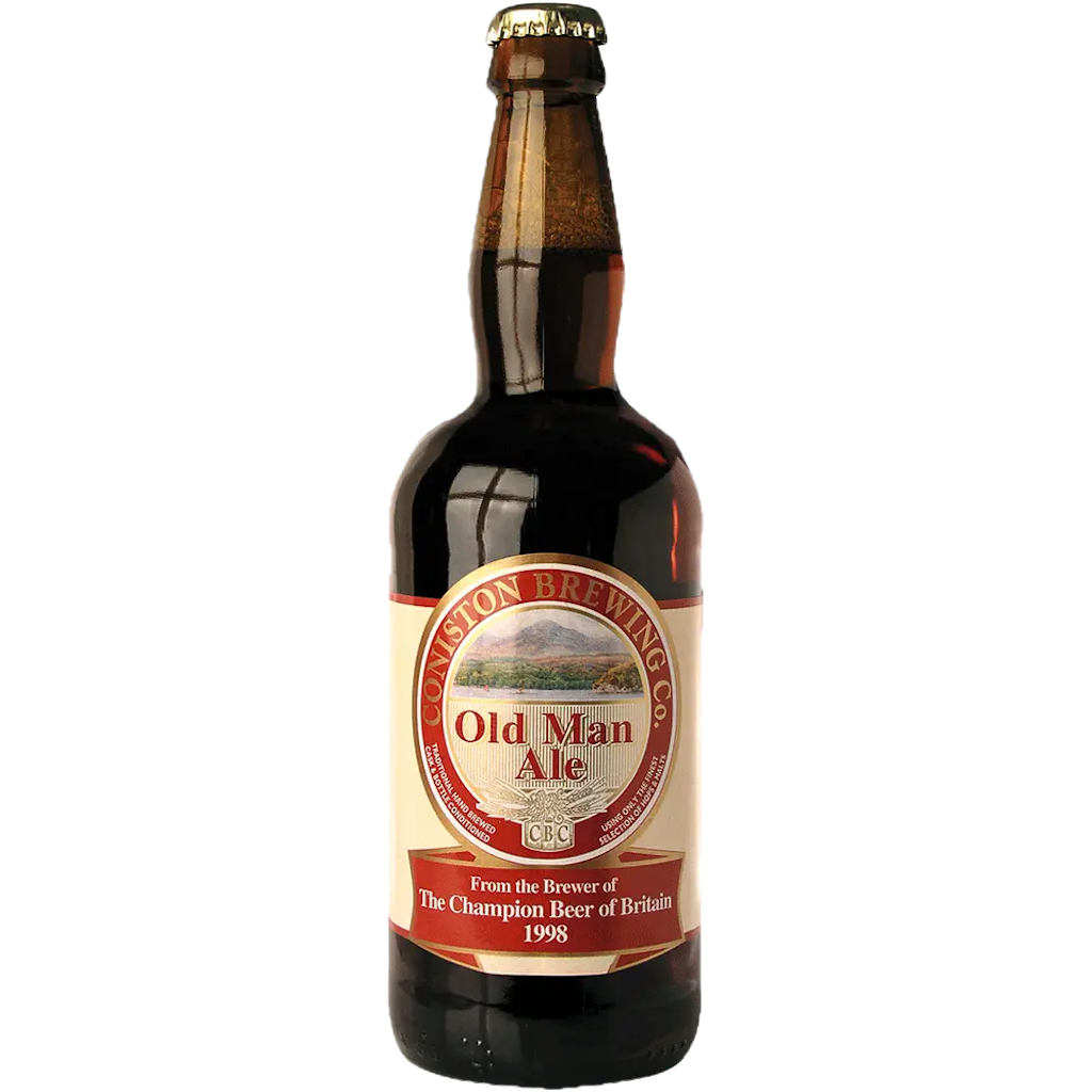 Stowe Public House & Bottle Shop: Coniston Brewing Company Old Man Ale, a dark copper beer with a rich port wine aroma and complex malt palate.