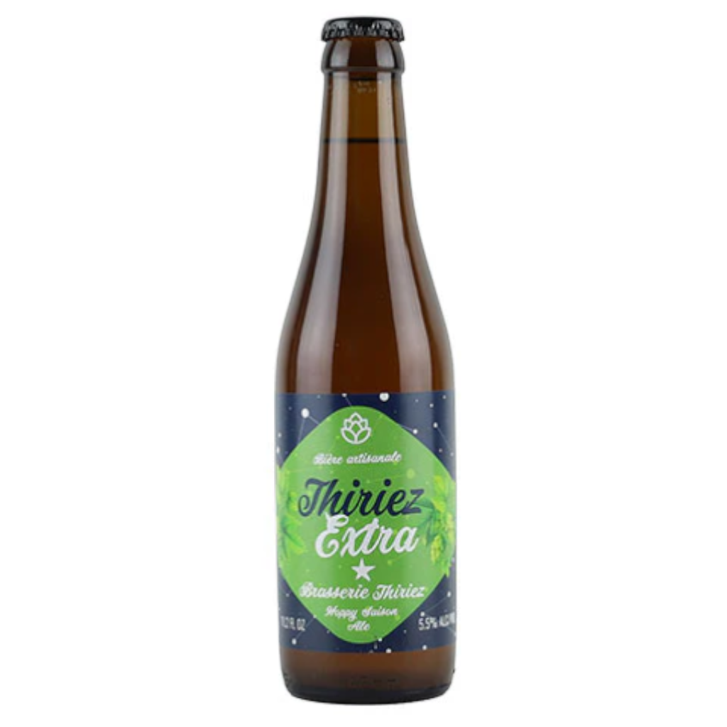 Stowe Public House & Bottle Shop Thiriez Extra Hoppy Saison Ale, 5.5% ABV, 12oz bottle.
