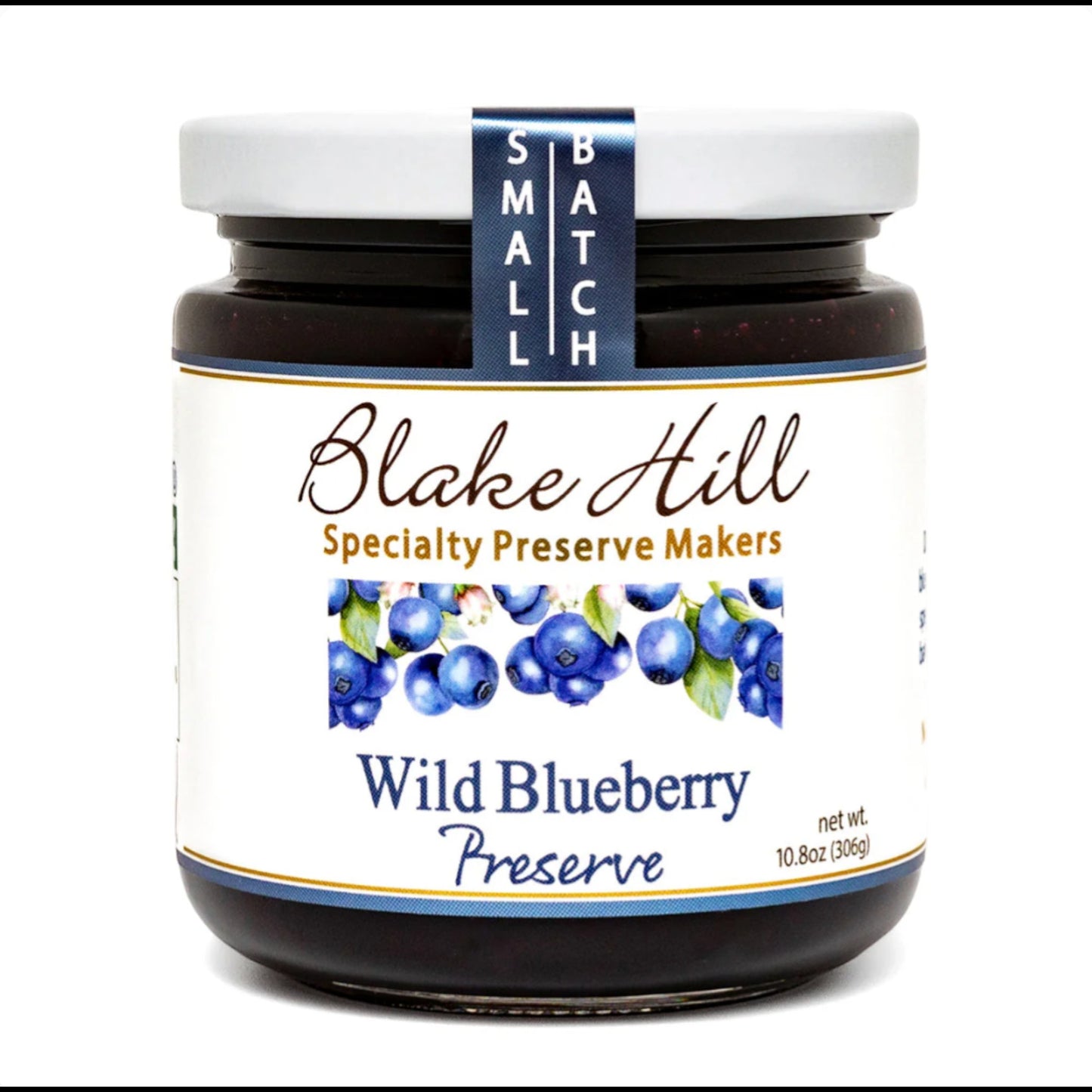 Stowe Public House & Bottle Shop Blake Hill Wild Blueberry Preserve with thyme and lemon, small batch jam.