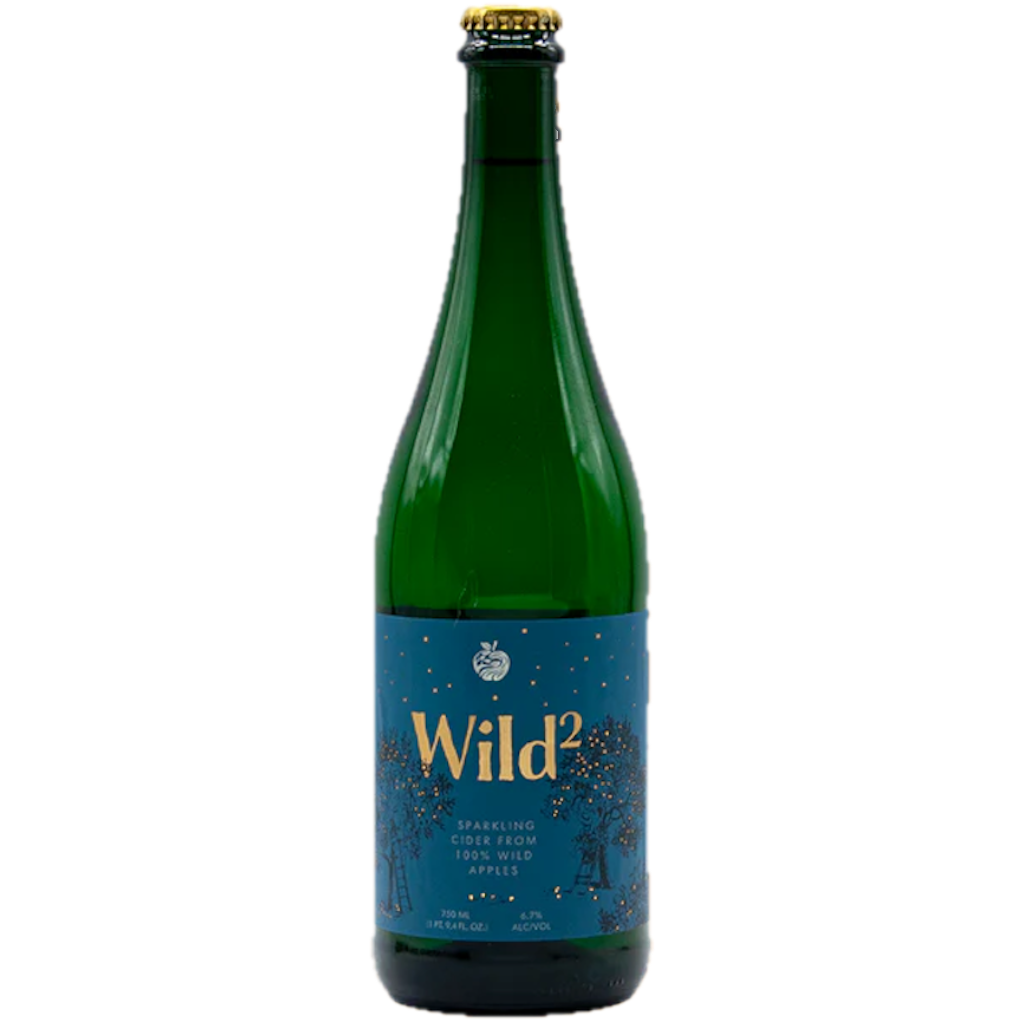 Stowe Public House Wildbranch Cider Wild2, a sparkling dry, tart, and funky cider made from 100% wild apples.