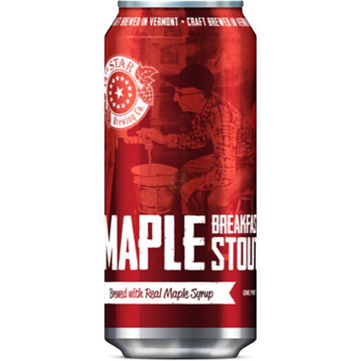 14th Star Brewing Co. Maple Breakfast Stout can. Brewed with real maple syrup.