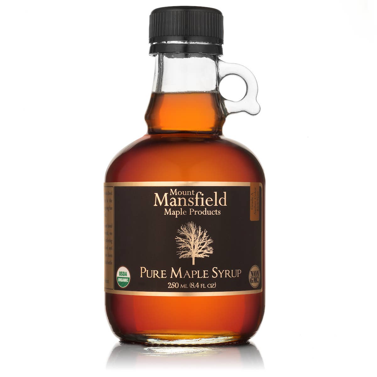Mount Mansfield 250ml Organic Pure Vermont Maple Syrup