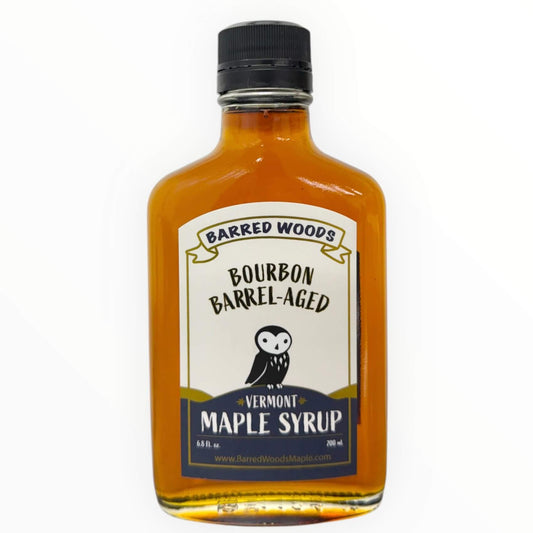 Barred Woods Bourbon Barrel Aged Vermont Maple Syrup