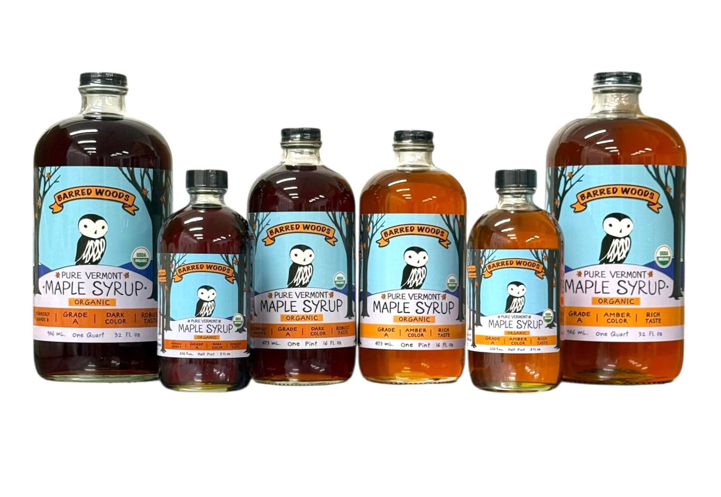 Barred Woods Pure Vermont Organic Maple Syrup