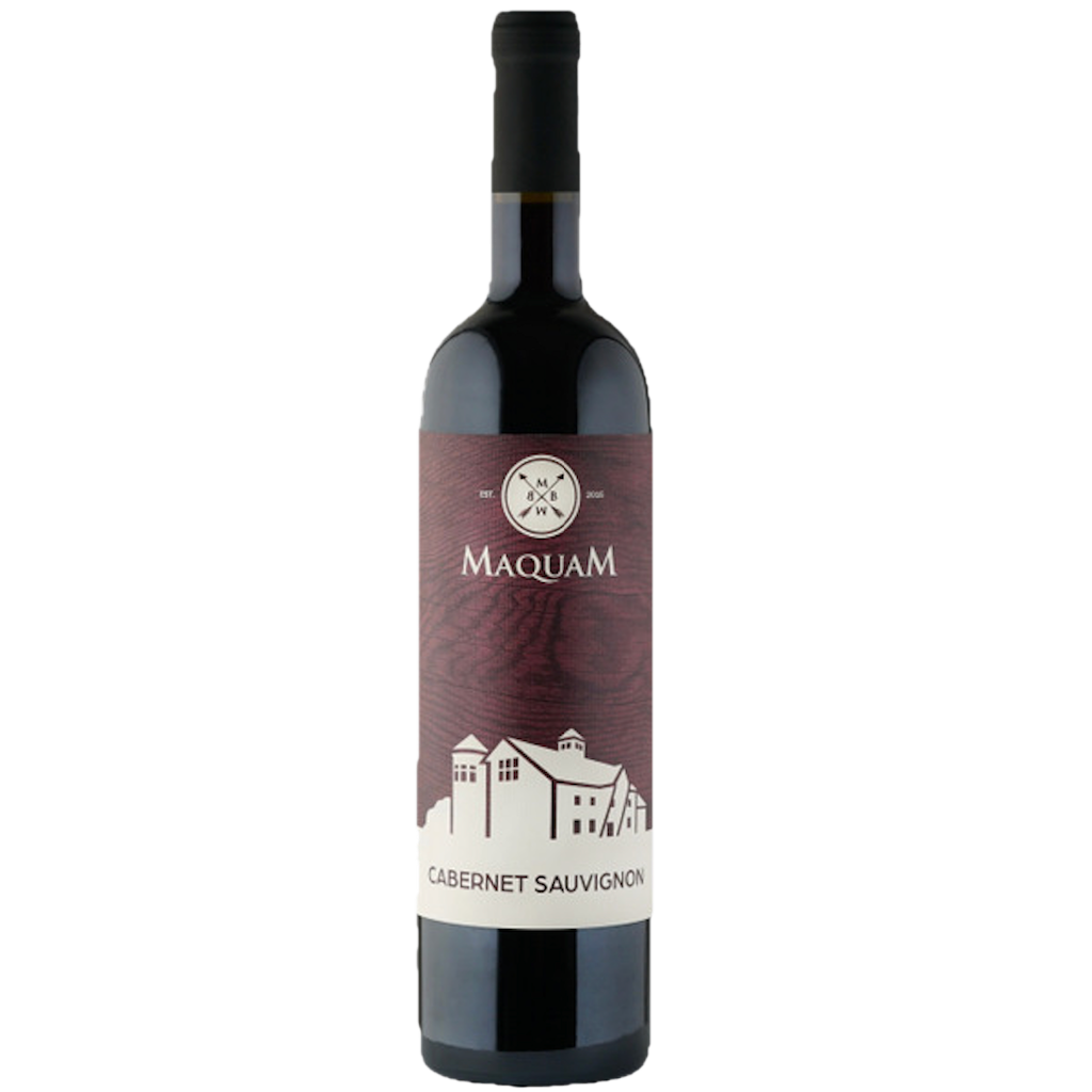 Stowe Public House & Bottle Shop Maquam Cabernet Sauvignon wine bottle with cherry and black currant notes.