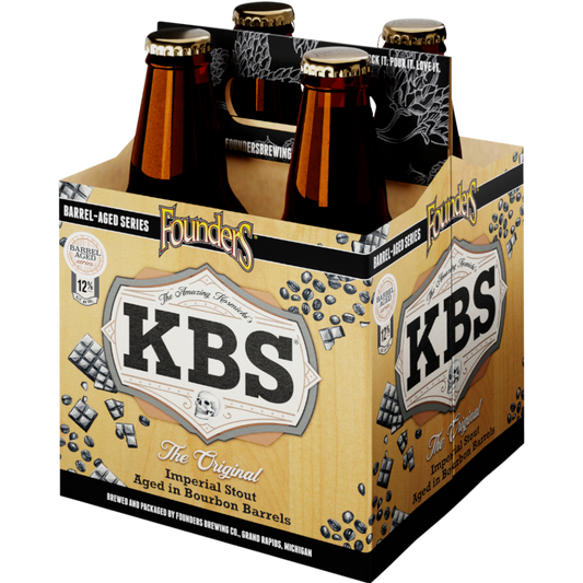 Stowe Public House & Bottle Shop: Founders Brewing KBS Imperial Stout 6-pack. Bourbon barrel-aged with coffee and chocolate.