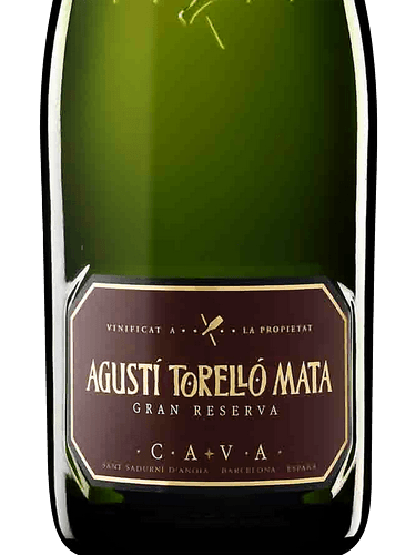 Stowe Public House & Bottle Shop Agusti Torello Mata Gran Reserva Brut Nature Cava bottle. Organic, vegan wine with fruity notes.