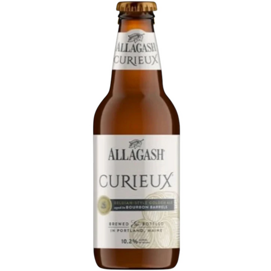 Stowe Public House & Bottle Shop Allagash Curieux Belgian-style golden ale aged in bourbon barrels, 10.2% ABV.