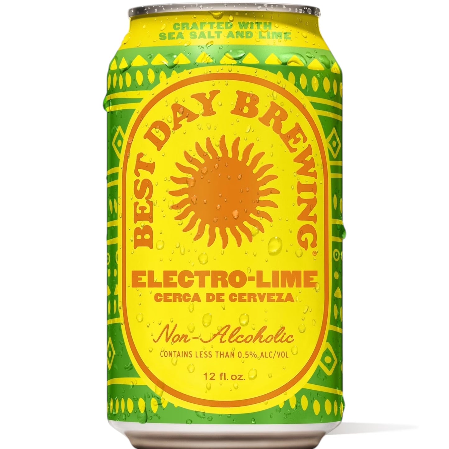 Stowe Public House Best Day Electro-Lime non-alcoholic lager can with lime and sea salt flavor, 12 fl. oz.