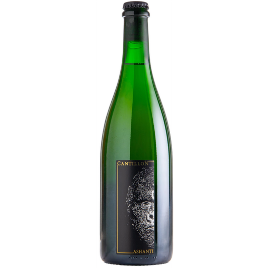 Stowe Public House & Bottle Shop Brasserie Cantillon Ashanti lambic beer bottle with black gorilla label