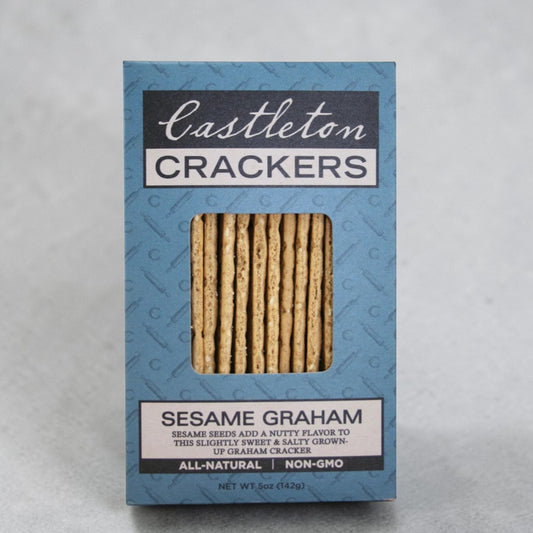 Stowe Public House & Bottle Shop Castleton Sesame Graham crackers, slightly sweet, nutty, and crunchy.