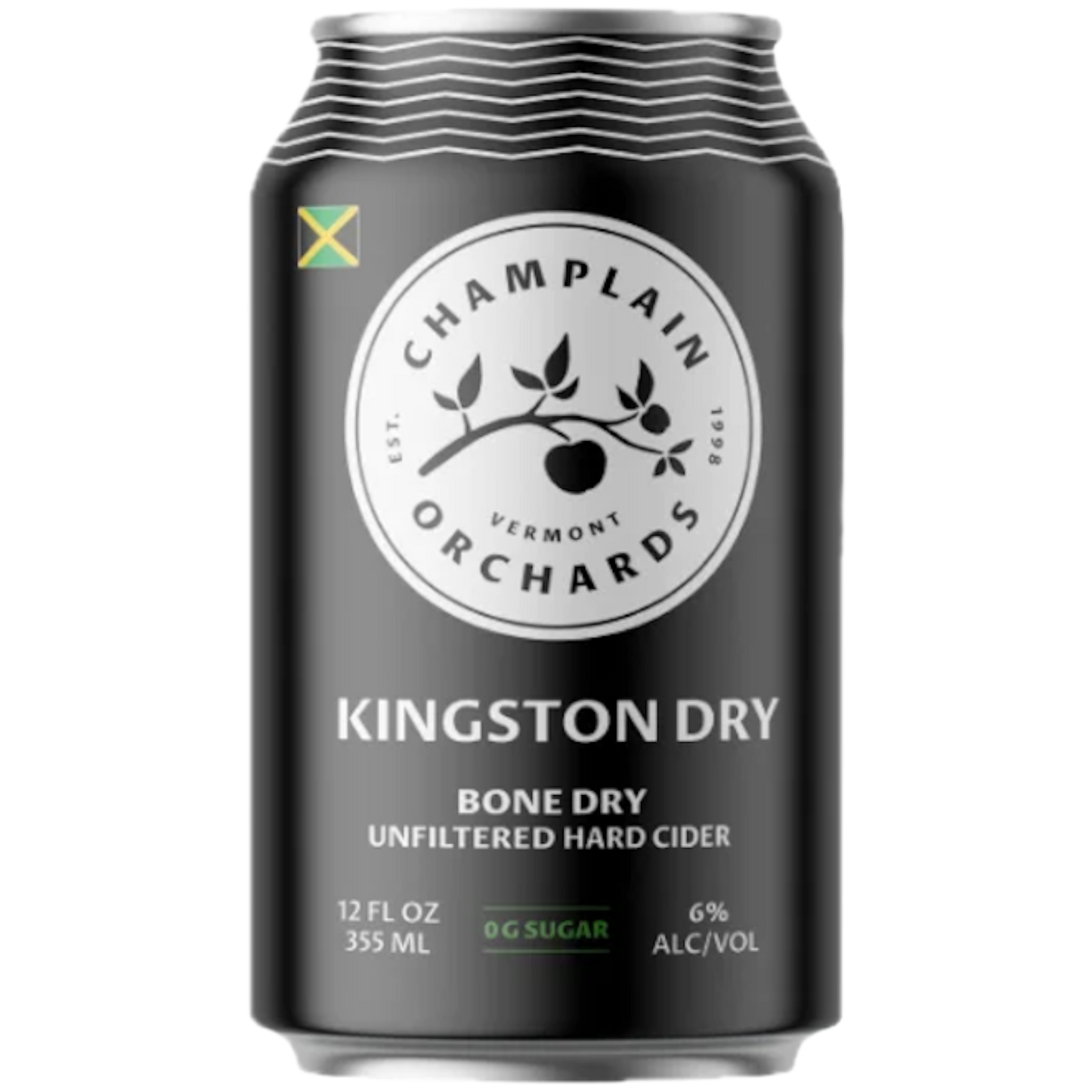 Stowe Public House & Bottle Shop Champlain Orchards Kingston Dry bone dry unfiltered hard cider can.