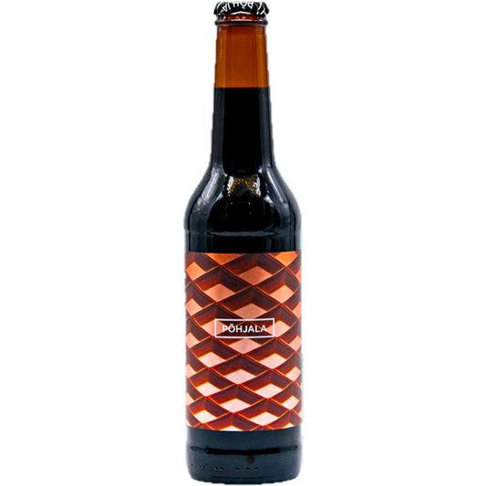 Stowe Public House & Bottle Shop: Põhjala Brewery Chocolate Porter bottle with copper geometric label.