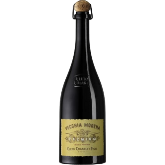 Stowe Public House & Bottle Shop Cleto Chiarli Vecchia Modena Premium Lambrusco wine bottle. Just off-dry with raspberry and orange peel aromas.