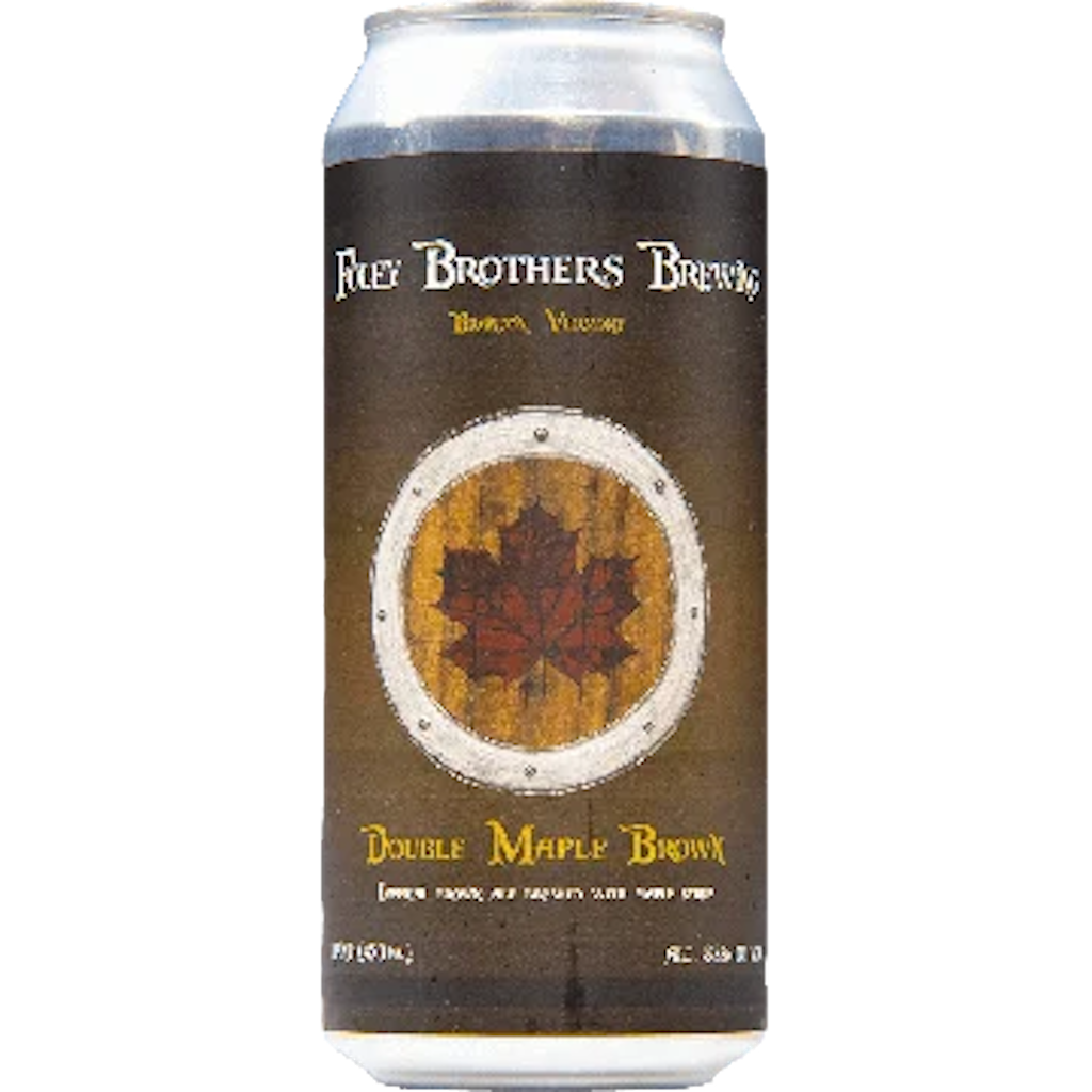 Stowe Public House & Bottle Shop Foley Brothers Double Maple Brown ale can with maple leaf emblem.