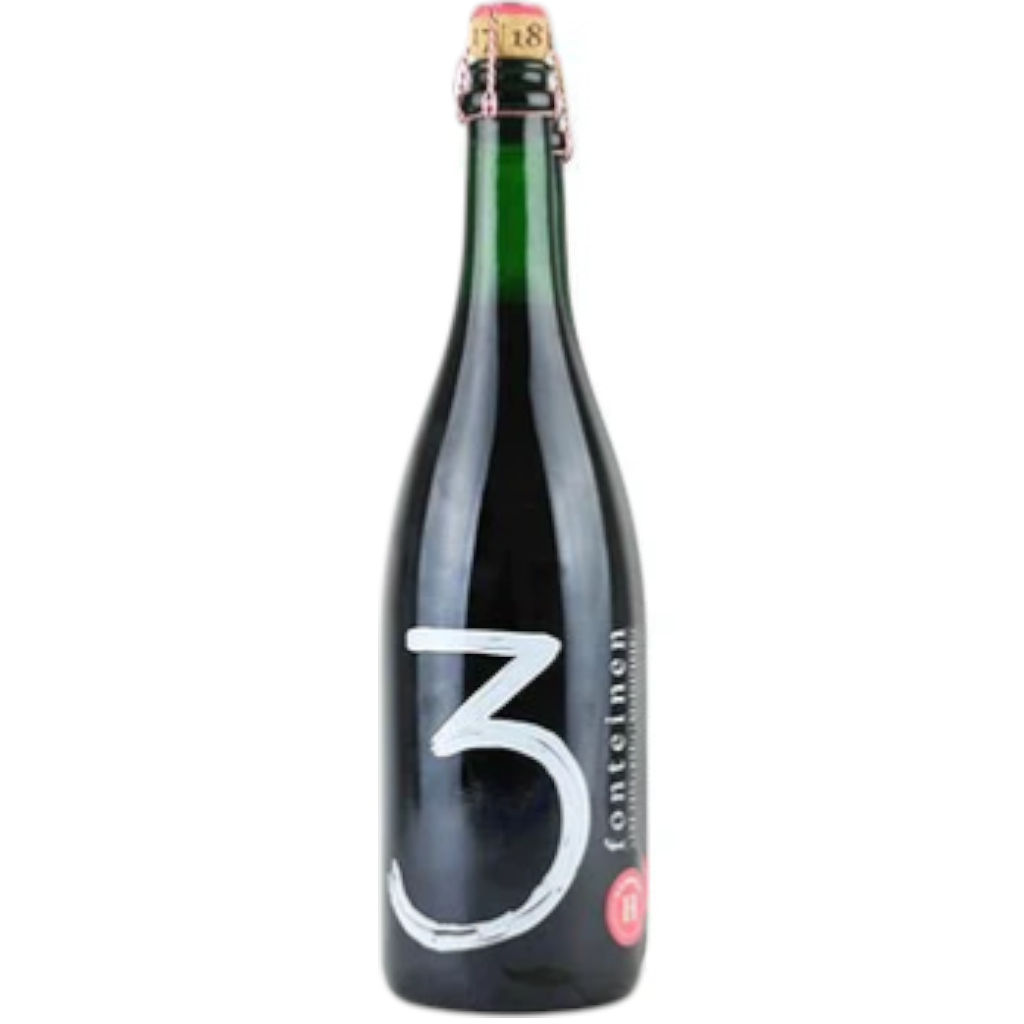 Stowe Public House & Bottle Shop Drie Fonteinen Hommage 18/19 750ML fruit lambic beer with raspberries and sour cherries.