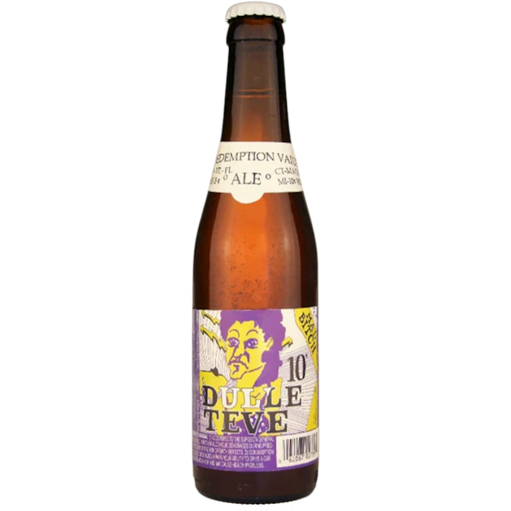 Stowe Public House & Bottle Shop Dulle Teve Belgian Triple ale, bottle-conditioned, unfiltered, unpasteurized.