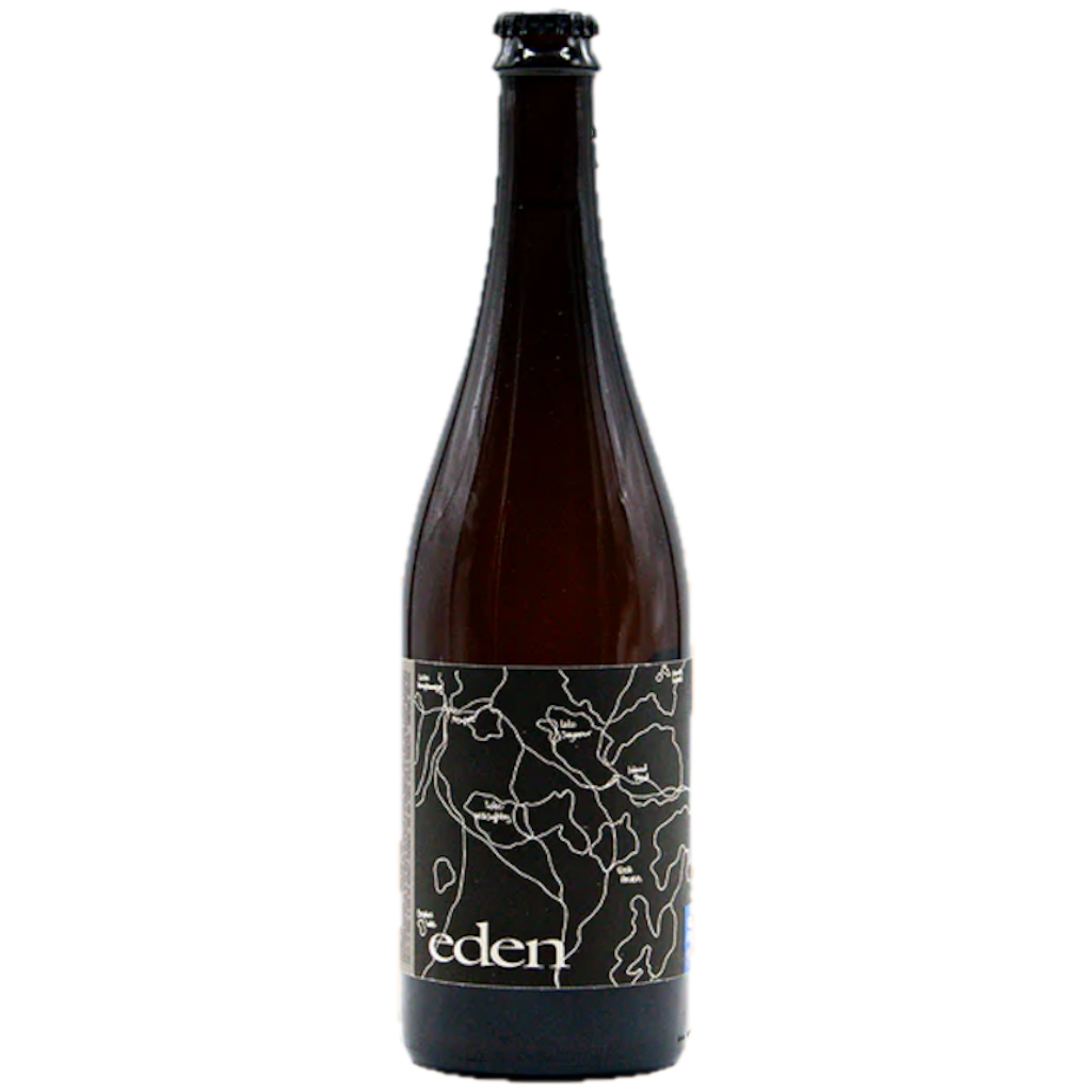 Stowe Public House & Bottle Shop Eden Ciders Wild Kingdom dry sparkling cider bottle with map label.