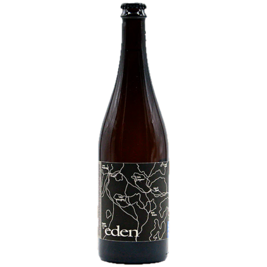 Stowe Public House & Bottle Shop Eden Ciders Wild Kingdom dry sparkling cider bottle with map label.