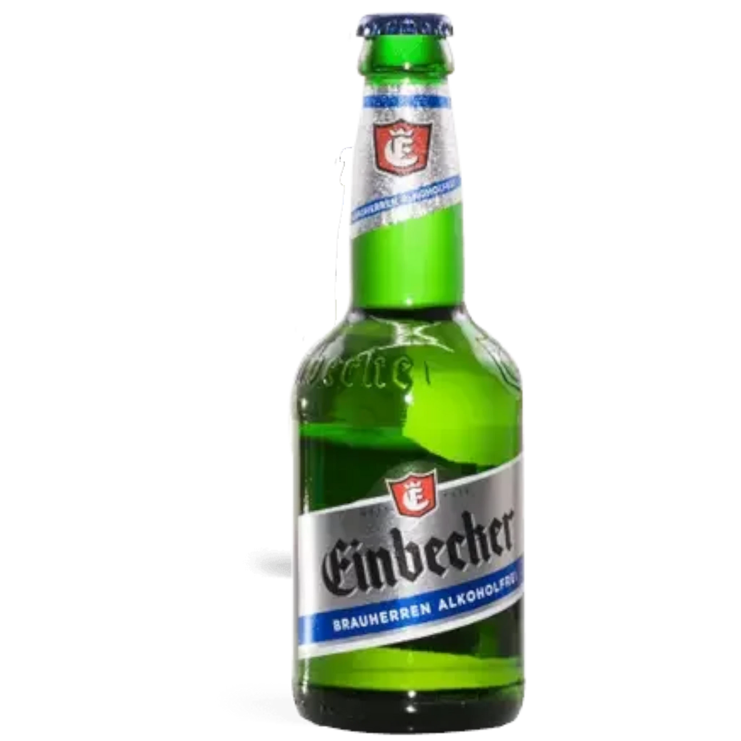 Stowe Public House & Bottle Shop Einbecker Non-Alcoholic Pilsner in a green glass bottle with a silver and blue label.