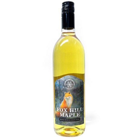 Stowe Public House & Bottle Shop's Fox Hill Maple wine, a sweet blend of Seyval Blanc and maple with caramel and butterscotch notes.