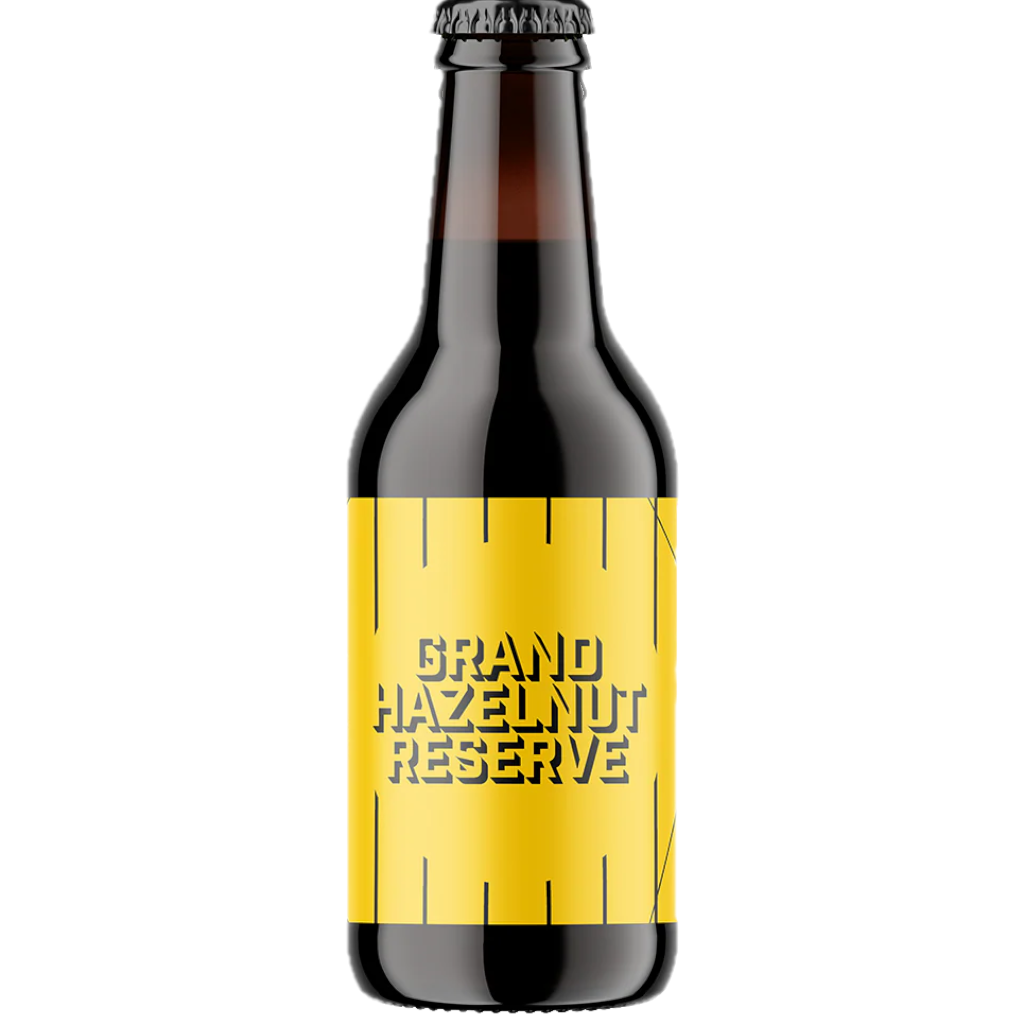 Stowe Public House & Bottle Shop prairie artisan ales Grand Hazelnut Reserve Bourbon Barrel Aged Imperial Stout with dark chocolate and hazelnuts.