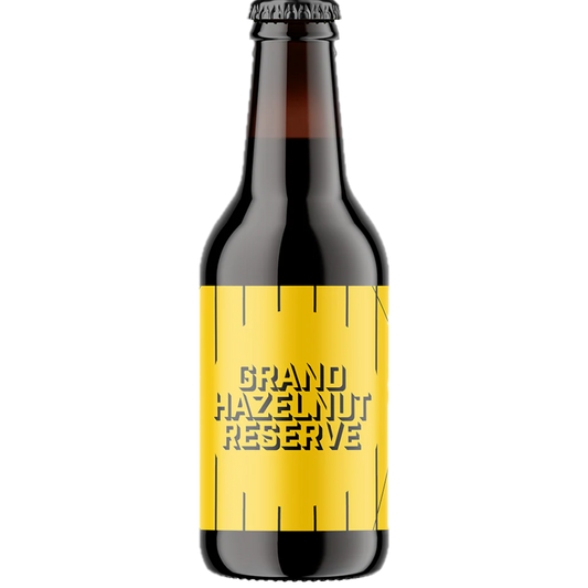 Stowe Public House & Bottle Shop prairie artisan ales Grand Hazelnut Reserve Bourbon Barrel Aged Imperial Stout with dark chocolate and hazelnuts.