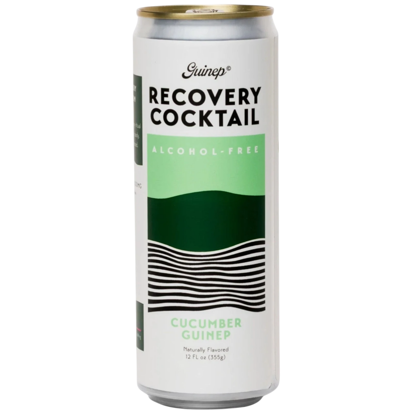 Stowe Public House & Bottle Shop Guinep Recovery Cocktail, alcohol-free, cucumber guinep flavor. Refreshing functional beverage.