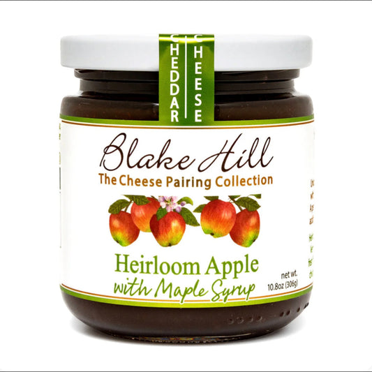 Stowe Public House & Bottle Shop Blake Hill Heirloom Apple with Maple Syrup jam, featuring tart apples and Vermont maple syrup.