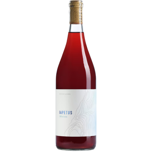 Stowe Public House & Bottle Shop Shelburne Vineyards Iapetus Alluvium unfiltered rose wine with raspberry and cherry notes.