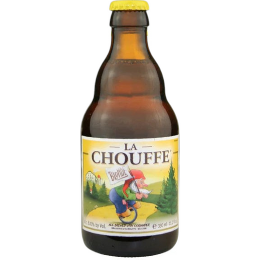 Stowe Public House & Bottle Shop La Chouffe Blonde Ale, a Belgian blonde ale with citrus and coriander notes, 8.0% ABV.