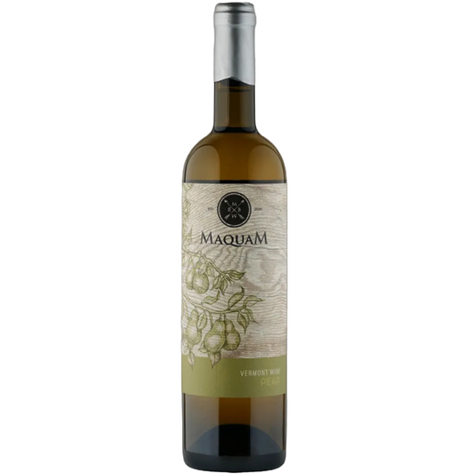 Stowe Public House & Bottle Shop Maquam Pear Wine, light golden color, fruit-forward, aromatic with tropical undertones.