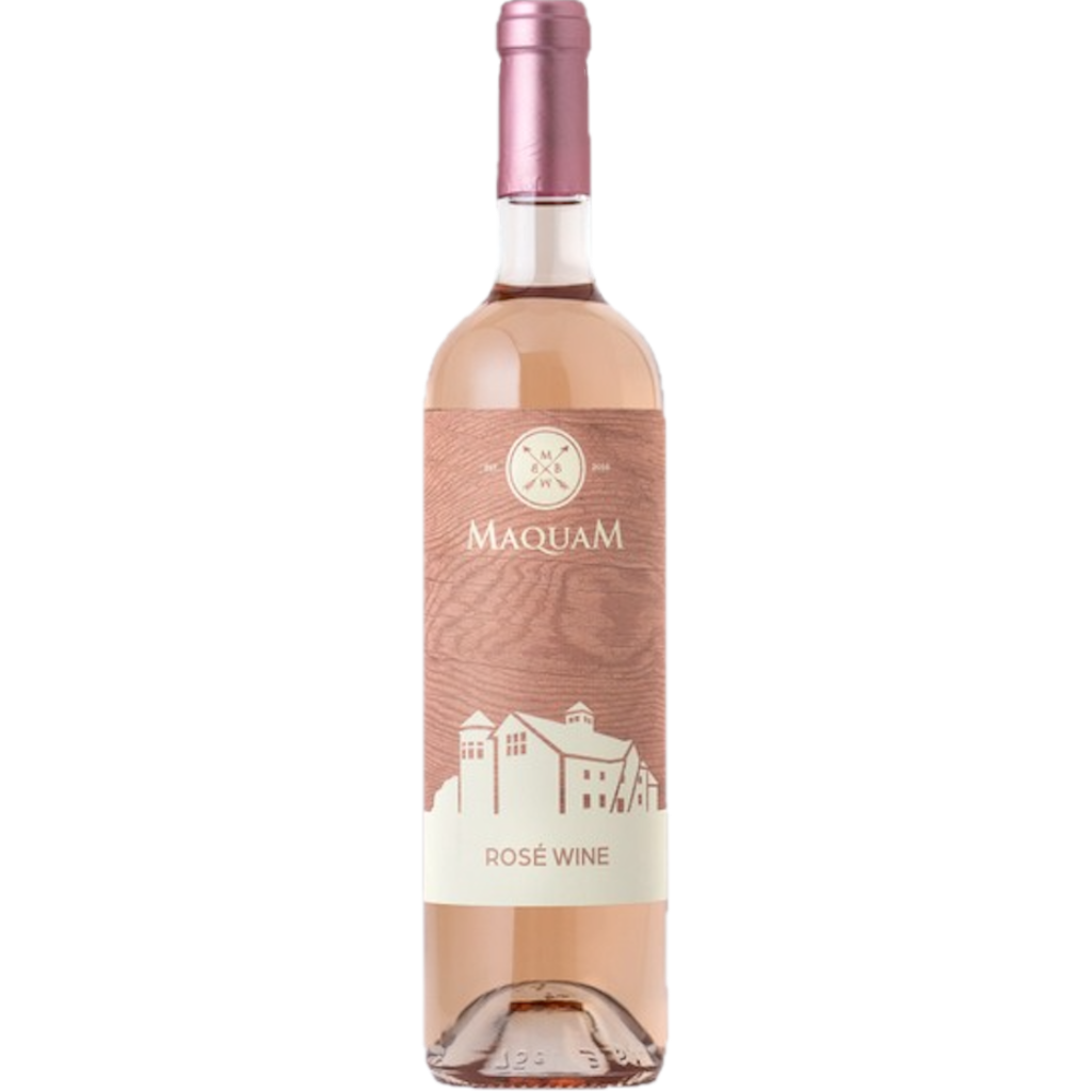 Stowe Public House & Bottle Shop Maquam Rosé Wine bottle, off-dry, medium-bodied blend of Riesling and Marquette grapes.
