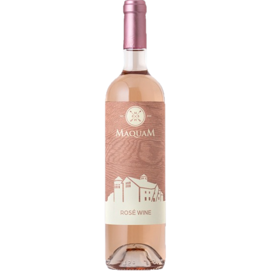 Stowe Public House & Bottle Shop Maquam Rosé Wine bottle, off-dry, medium-bodied blend of Riesling and Marquette grapes.