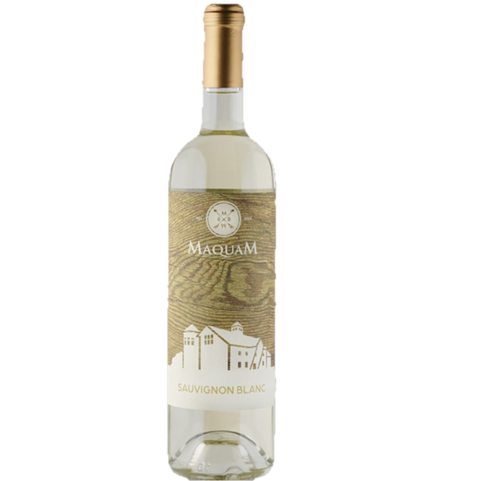 Stowe Public House & Bottle Shop Maquam Sauvignon Blanc wine bottle with passion fruit, melon, and grapefruit notes.