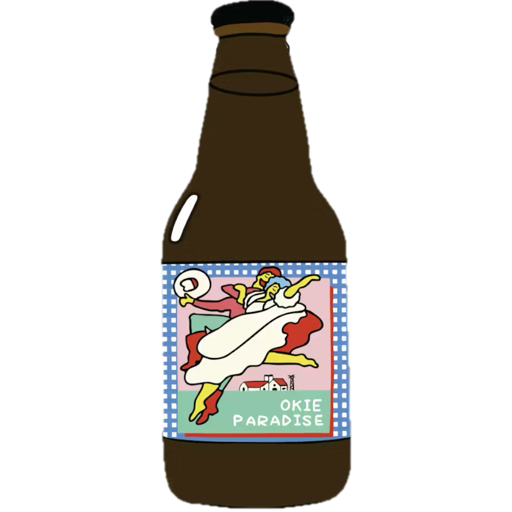 Stowe Public House & Bottle Prairie Ales Okie Paradise imperial brown ale aged in whiskey and rum barrels with toasted coconut.