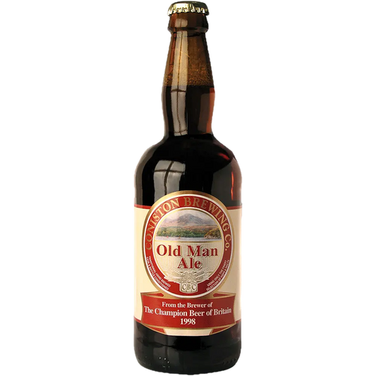 Stowe Public House & Bottle Shop: Coniston Brewing Company Old Man Ale, a dark copper beer with a rich port wine aroma and complex malt palate.
