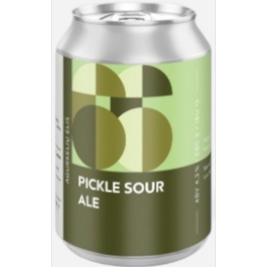 Stowe Public House & Bottle Shop Sakiškės Brewery Pickle Sour Ale can, inspired by cold beetroot soup.