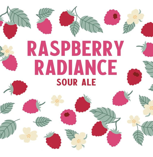 Stowe Public House & Bottle Shop Rutland Beer Works Raspberry Radiance Sour Ale with raspberries and flowers.