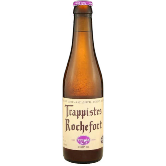 Stowe Public House & Bottle Shop: Rochefort Triple Extra Belgian Ale, 8.1% ABV, golden blonde color, citrus and spicy notes.