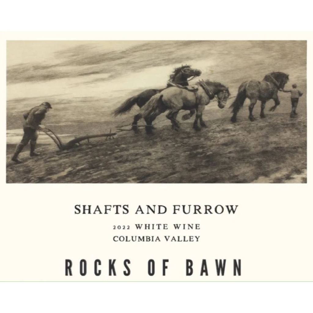 Stowe Public House & Bottle Shop Rocks of Bawn Shafts and Furrow 2022 white wine, a blend of Semillon and Sauvignon Blanc.